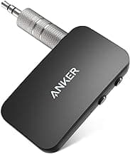 Anker Soundsync Bluetooth Receiver for Music Streaming with Bluetooth 5.0, Dual Device Connection, Handsfree Calls, 12-Hour Battery Life, for Car & Home Stereo - Signal Reception Only