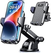 VANMASS【85+LBS Strongest Suction & Military-Grade 2026 Ultimate Car Phone Mount【Patent & Safety Certs】 Cell Phone Holder Truck for Dashboard Windshield Vent for iPhone 17 Pro Max 16 15 for Samsung