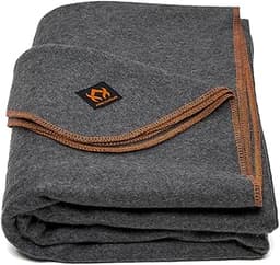 Arcturus Military Wool Blanket - Warm, Thick, Washable - Great for Outdoors, Camping, Stadium Blanket, Picnics, Travel - Car & Bushcraft Survival Kits